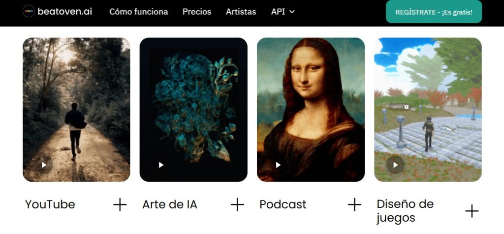 Cómo crear música de fondo con IA - usar Beatoven