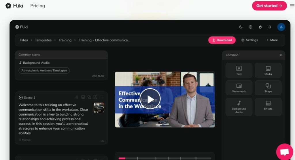 Cómo crear voces en off con IA - usar Fliki