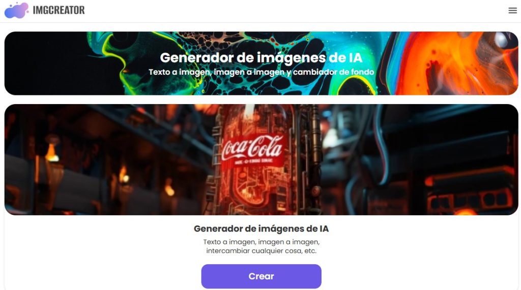 Cómo crear y editar imágenes con IA - ImgCreator