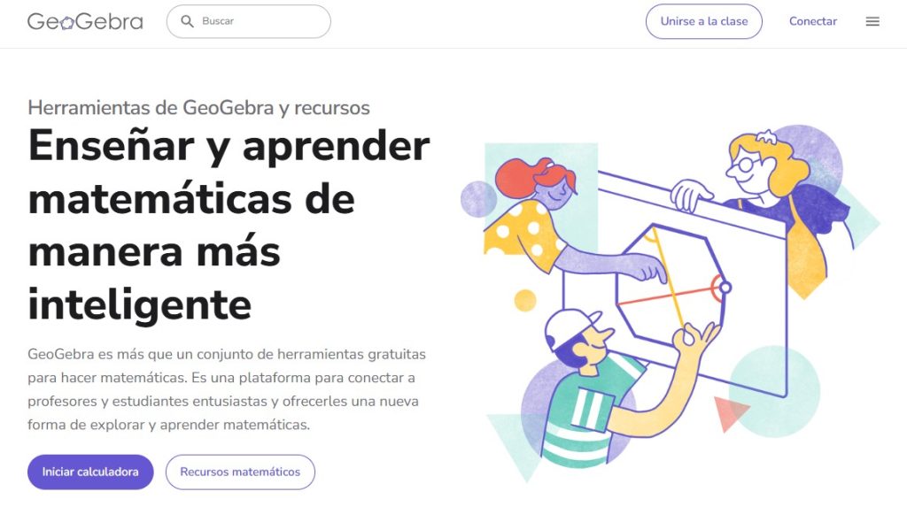 Cómo enseñar y aprender matemáticas con IA - GeoGebra