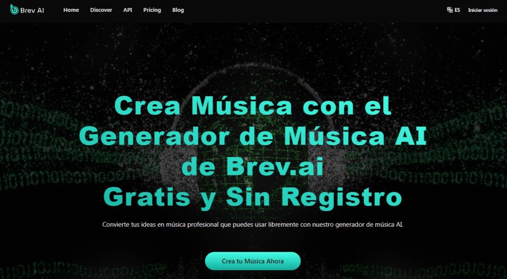 Cómo generar música gratis con IA - Brev