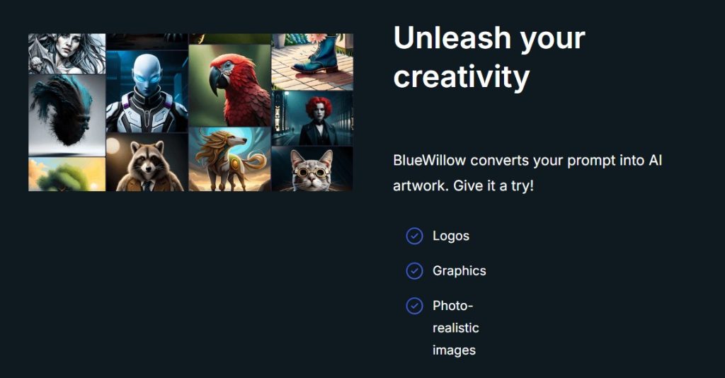 Cómo generar obras de arte gratis con IA - usar BlueWillow