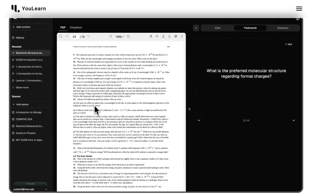 Cómo obtener resúmenes y extractos con IA - usar YouLearn
