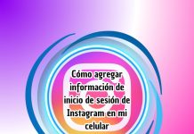Cómo agregar información de inicio de sesión de Instagram en mi celular