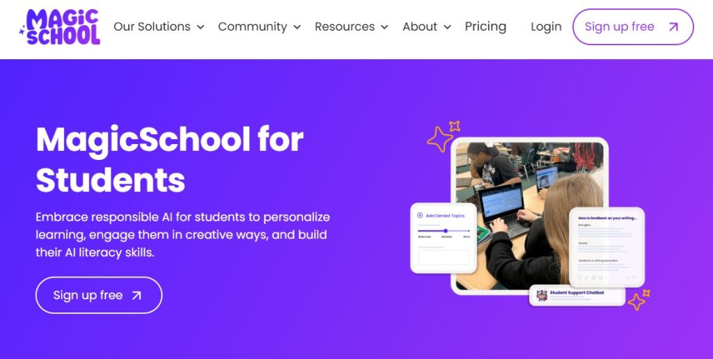 Cómo capacitar a los estudiantes en el uso de IA - MagicStudent de MagicSchool