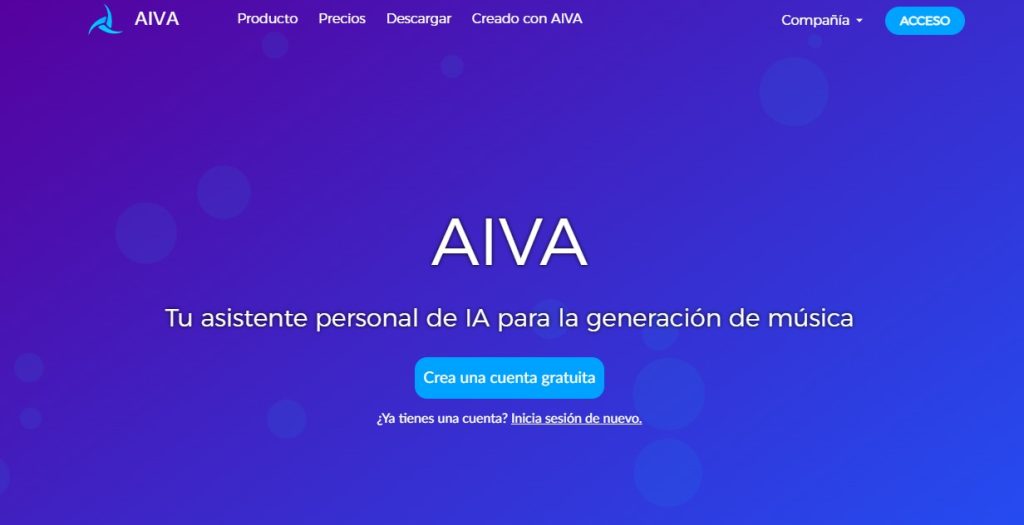 Cómo crear canciones en segundos con IA - Aiva