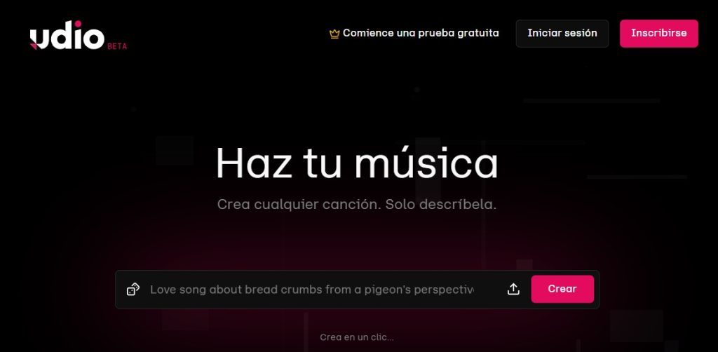 Cómo crear canciones libres de regalías con IA - Udio