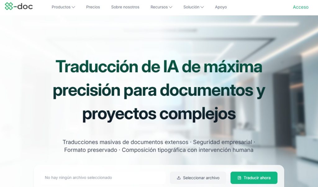 Cómo traducir documentos técnicos con IA - X-doc