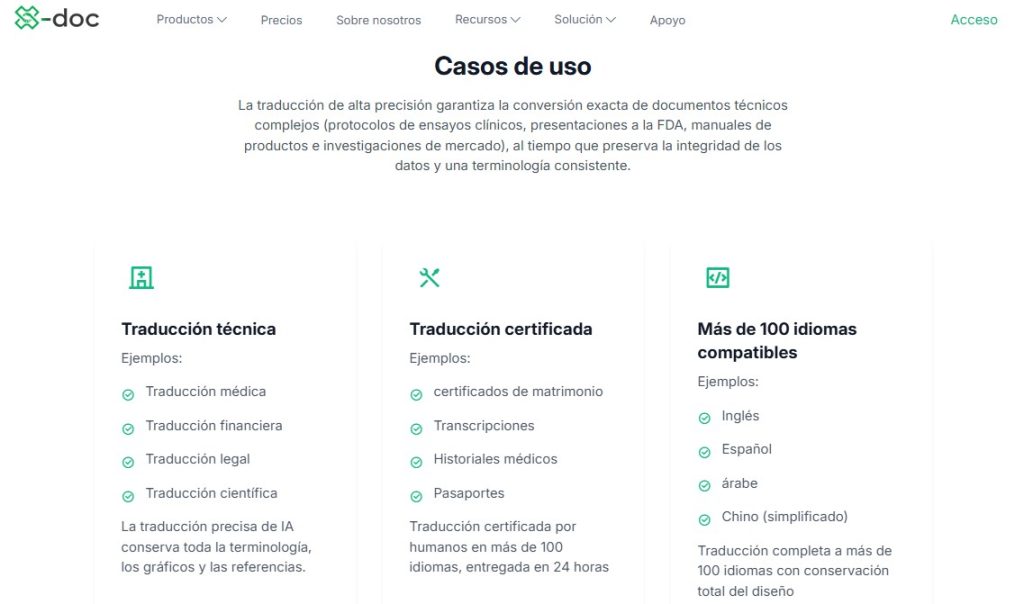 Cómo traducir documentos técnicos con IA - usar X-doc