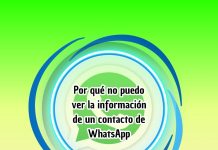 Por qué no puedo ver la información de un contacto de WhatsApp